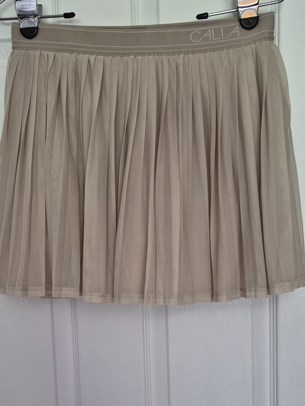 CALIA By Carrie Underwood- Khaki Sand High Rise Court Pleated Skort Medium